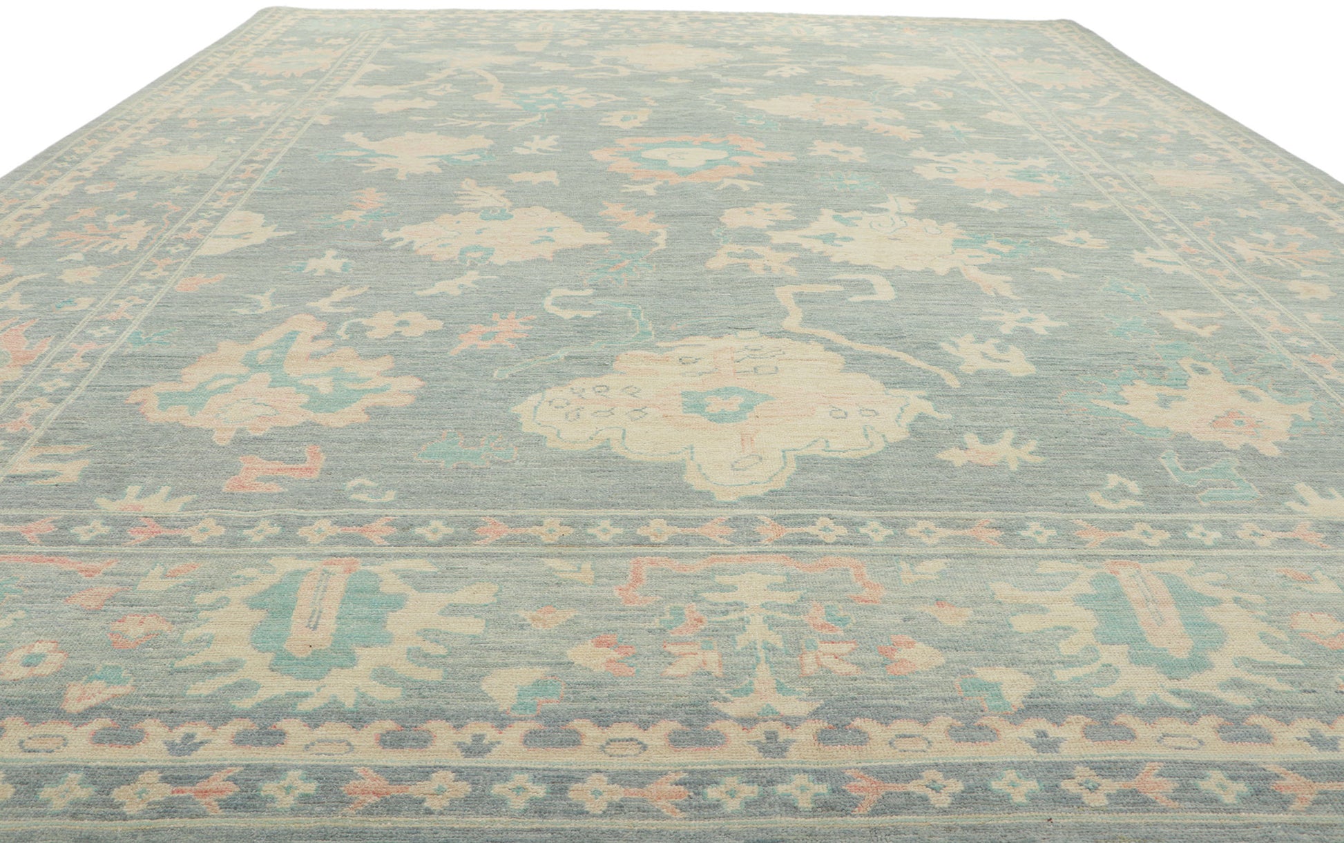 10 x 14 Colorful Oushak Rug 80921