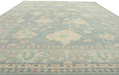 10 x 14 Colorful Oushak Rug 80921
