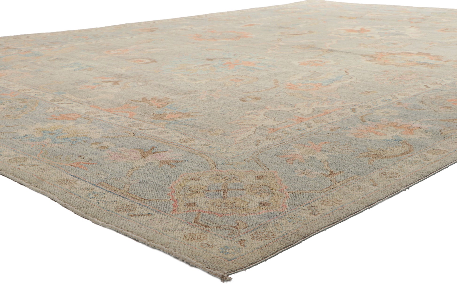 10 x 14 Modern Oushak Rug 80922