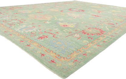 10 x 14 Colorful Oushak Rug 80924