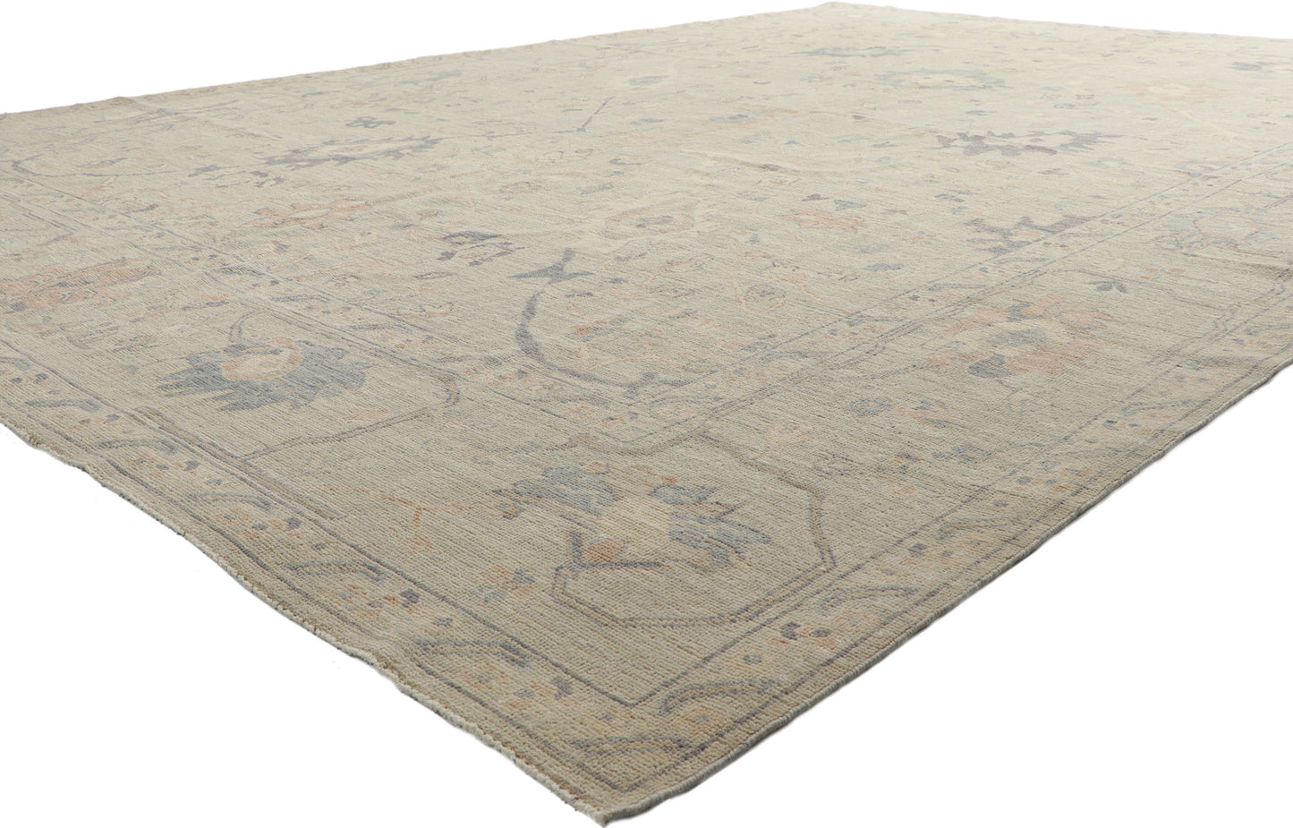 10 x 14 Vintage-Inspired Oushak Rug 80926