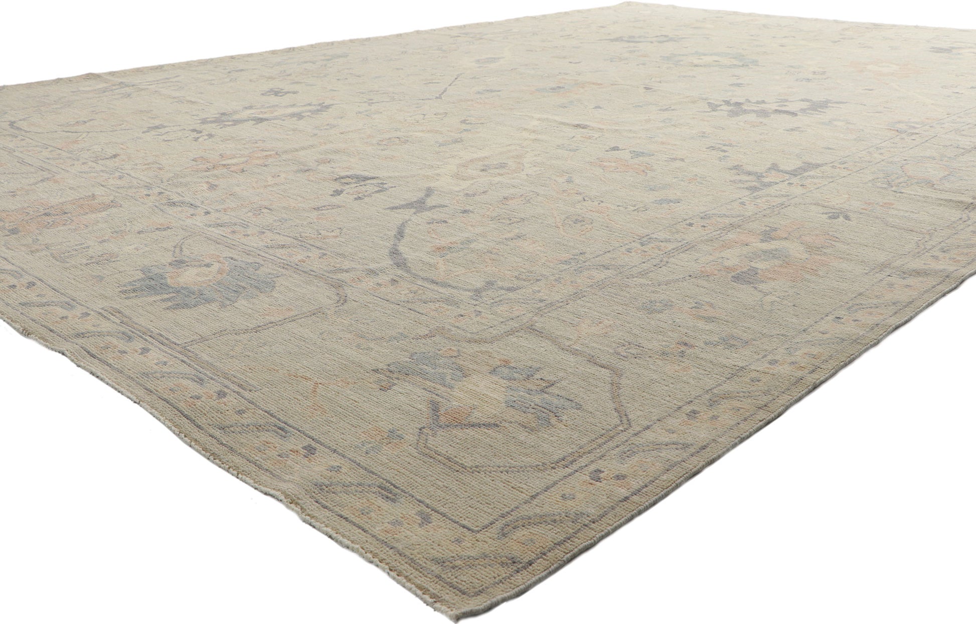10 x 14 Vintage-Inspired Oushak Rug 80926