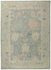10 x 14 Vintage-Inspired Oushak Rug 80929