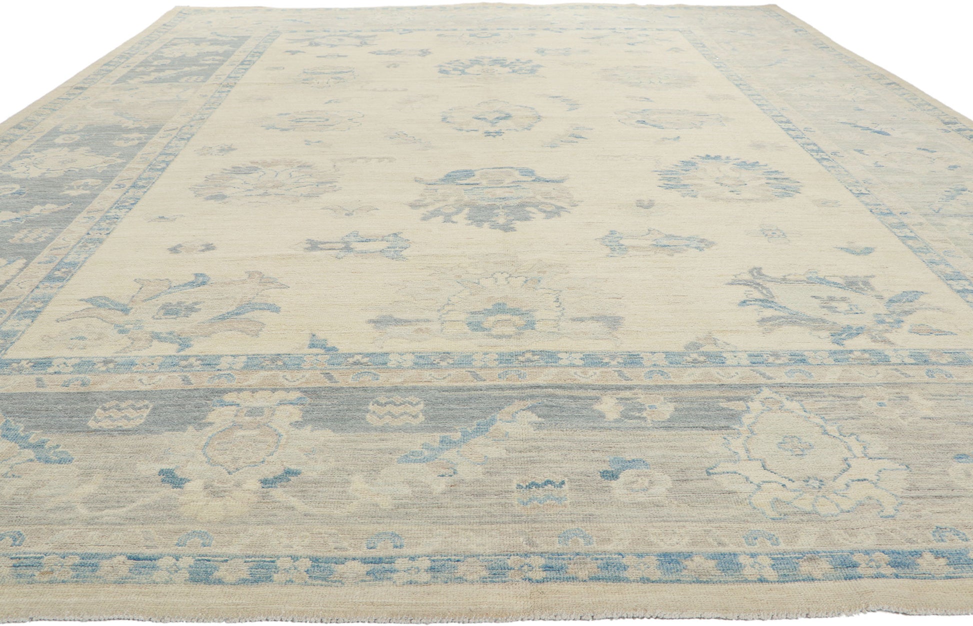 10 x 14 Vintage-Inspired Oushak Rug 80930