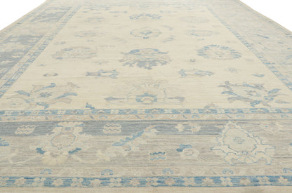 10 x 14 Vintage-Inspired Oushak Rug 80930