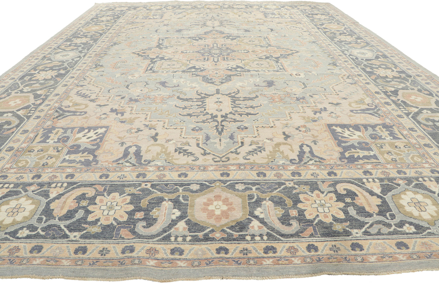 10 x 14 Modern Pakistani Heriz Rug 80944