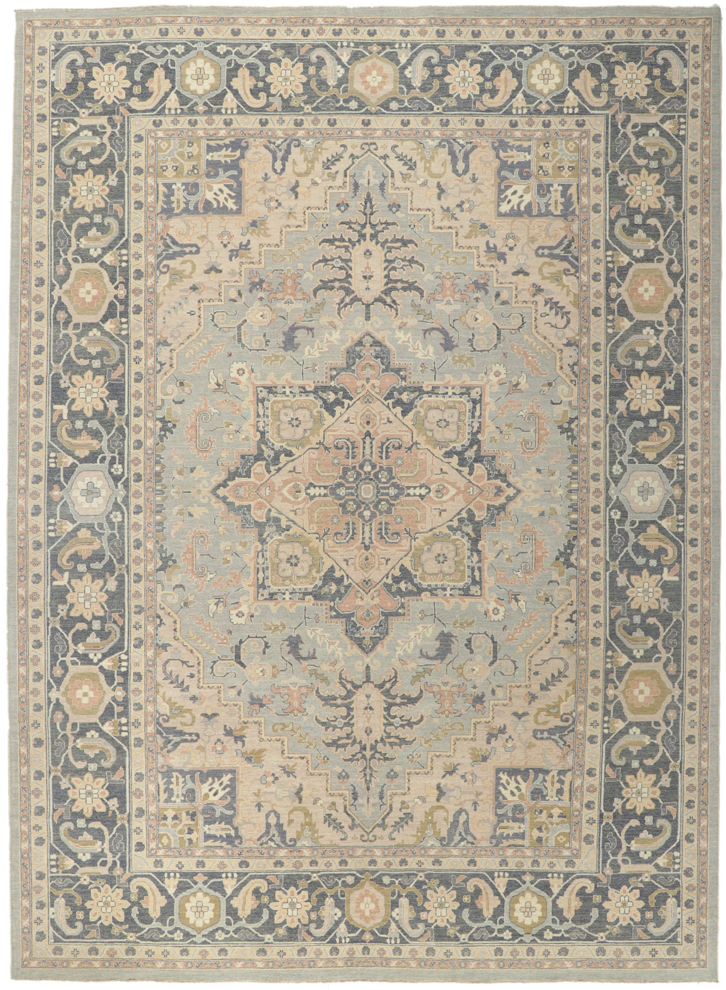 10 x 14 Modern Pakistani Heriz Rug 80944