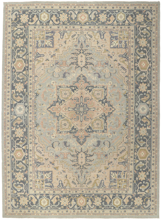 10 x 14 Modern Pakistani Heriz Rug 80944