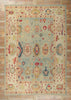 10 x 14 Colorful Turkish Oushak Rug 53813