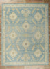 10 x 14 Blue Turkish Oushak Rug 53822