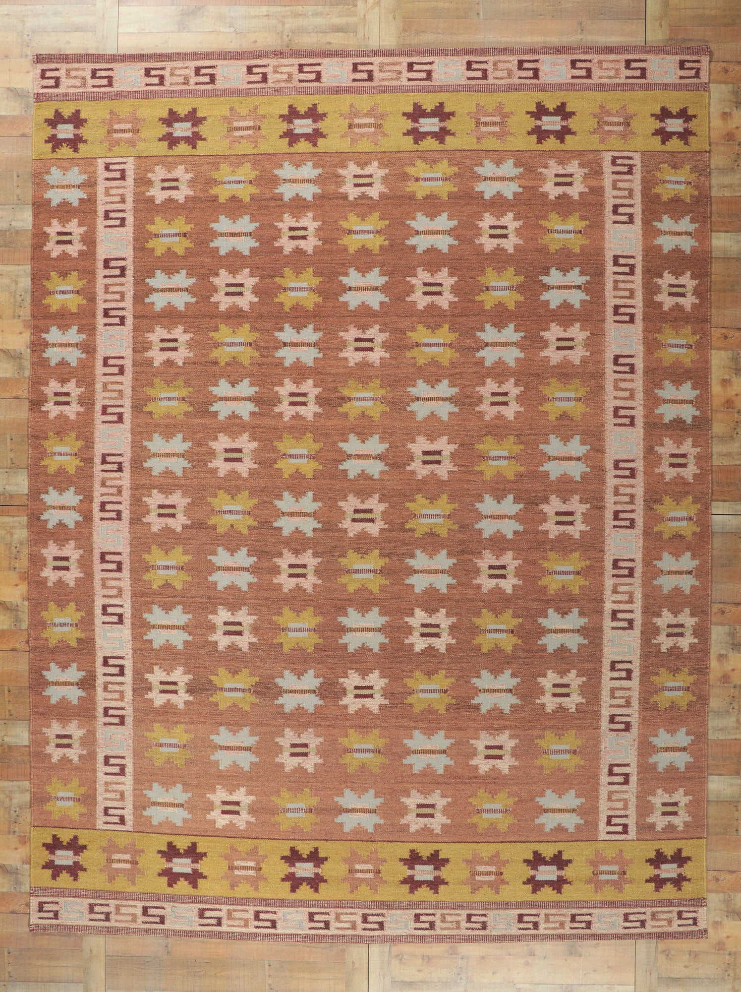 10 x 14 Swedish Inspired Kilim Rug 30792