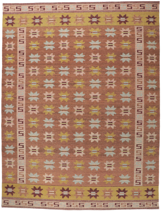 10 x 14 Swedish Inspired Kilim Rug 30792