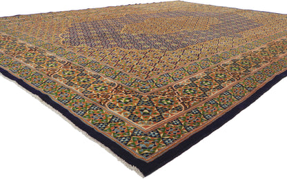 10 x 14 Vintage Persian Kerman Rug 61098