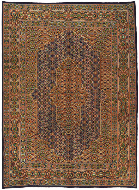 10 x 14 Vintage Persian Kerman Rug 61098