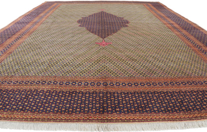 10 x 14 Vintage Persian Kerman Rug 61099