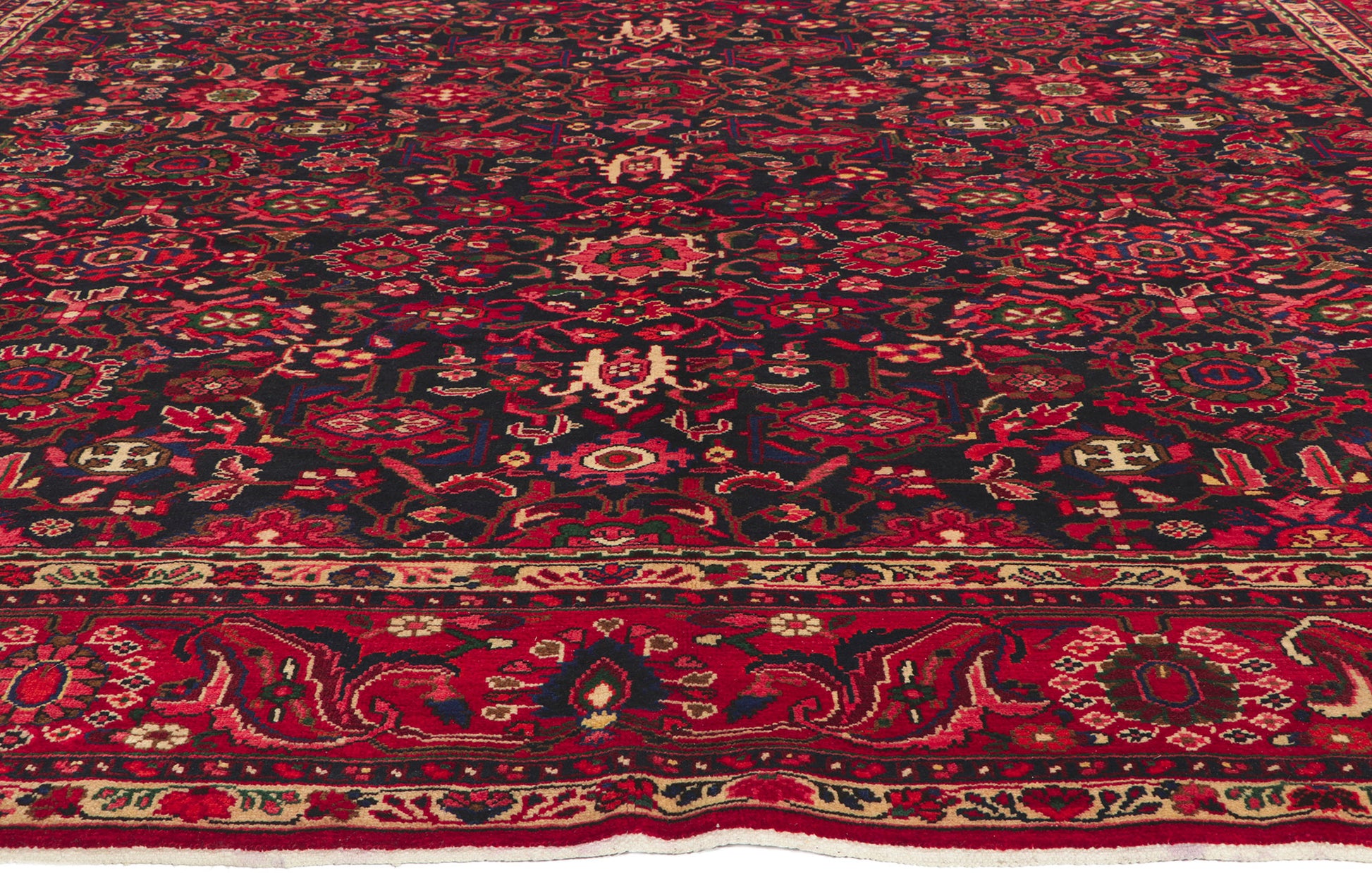 10 x 14 Vintage Persian Malayer Rug 61203