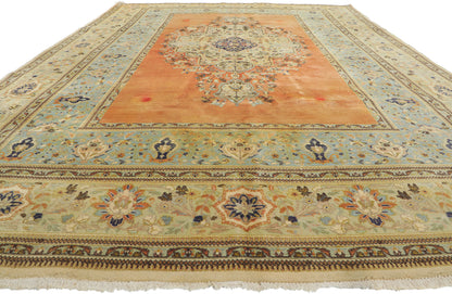 10 x 14 Vintage Persian Tabriz Rug 78224