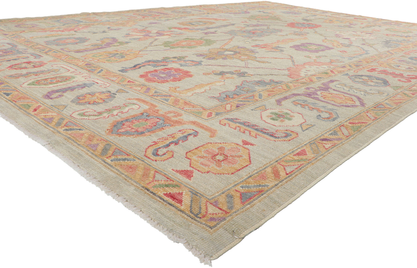 10 x 15 Colorful Oushak Rug 80956