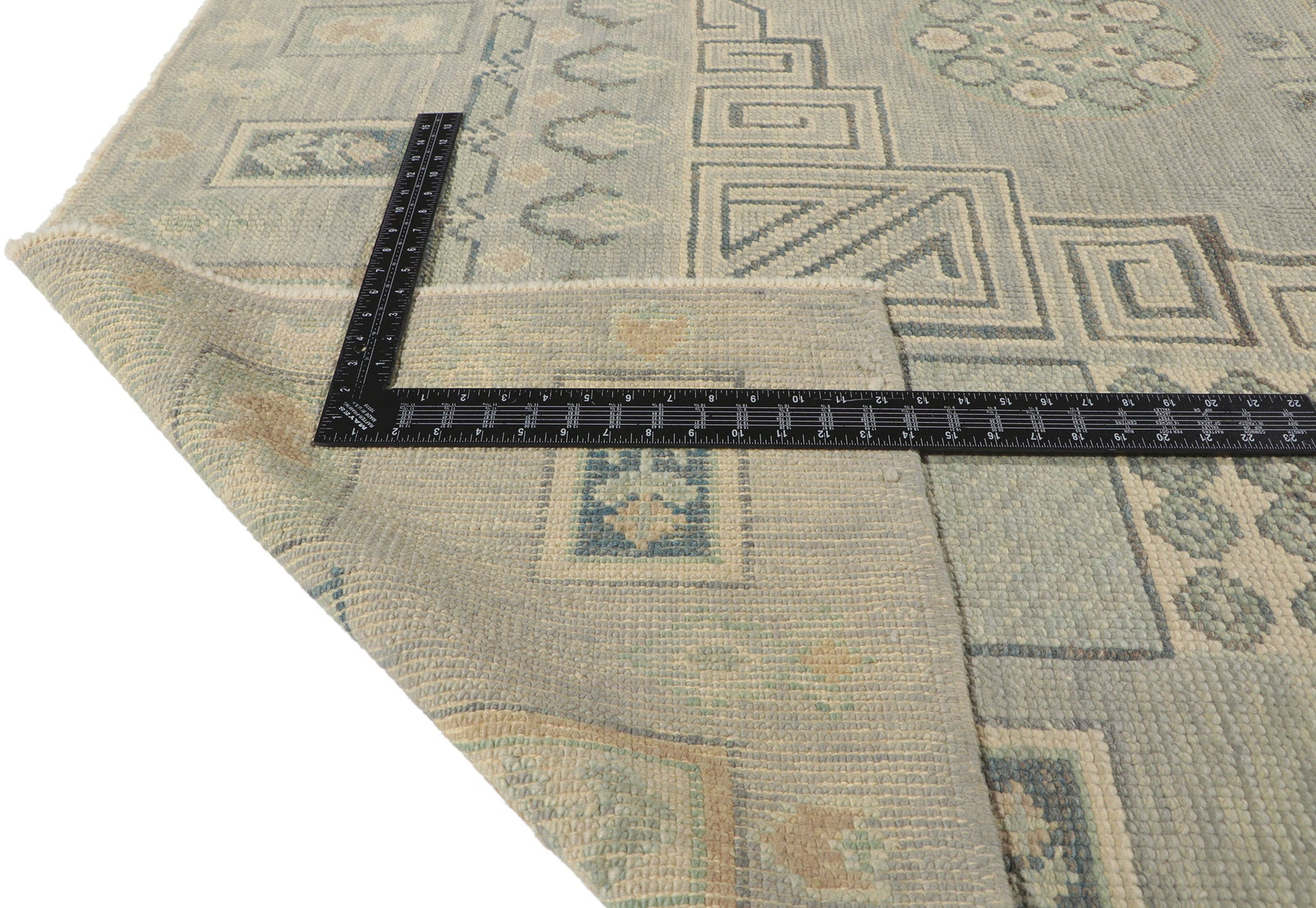 10 x 10 Modern Gray Turkish Oushak Rug 53800