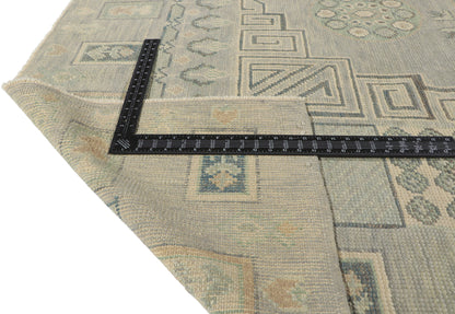 10 x 10 Modern Gray Turkish Oushak Rug 53800