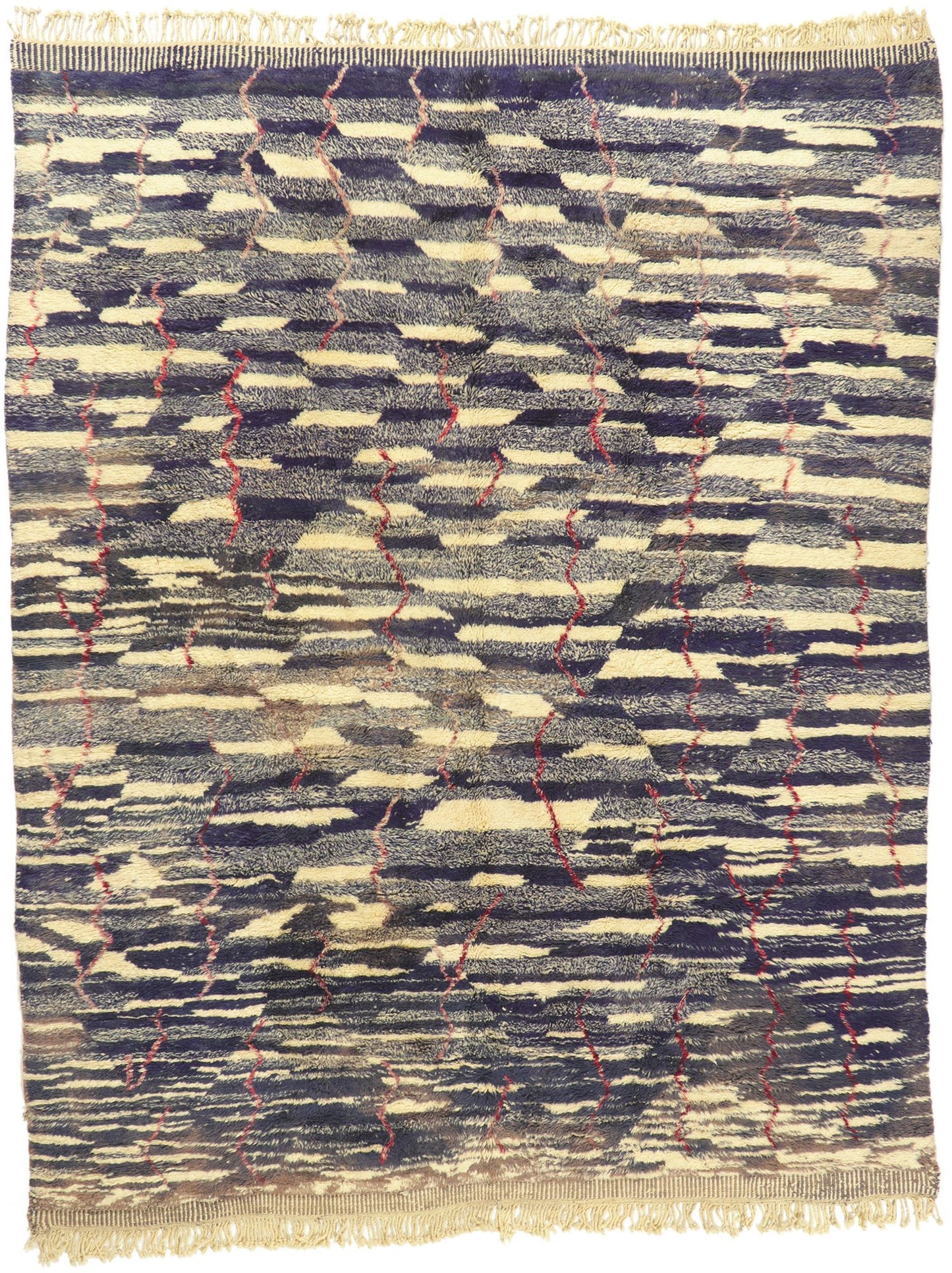 10 x 12 Modern Beni Mrirt Moroccan Rug 21675