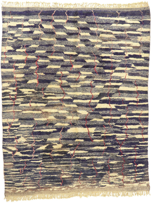 10 x 12 Modern Beni Mrirt Moroccan Rug 21675