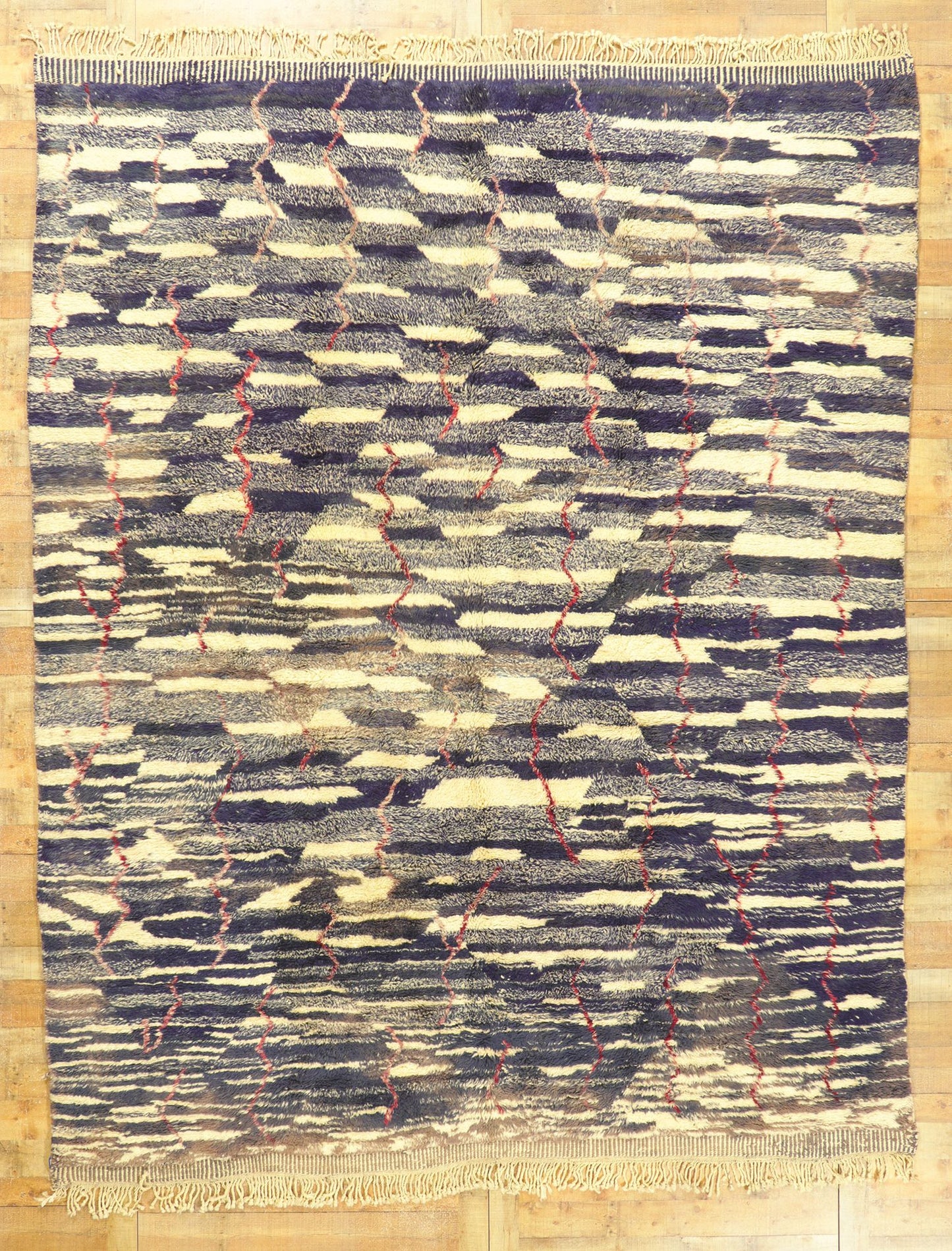 10 x 12 Modern Beni Mrirt Moroccan Rug 21675