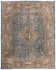 10 x 12 Vintage Persian Kashan Rug 78591