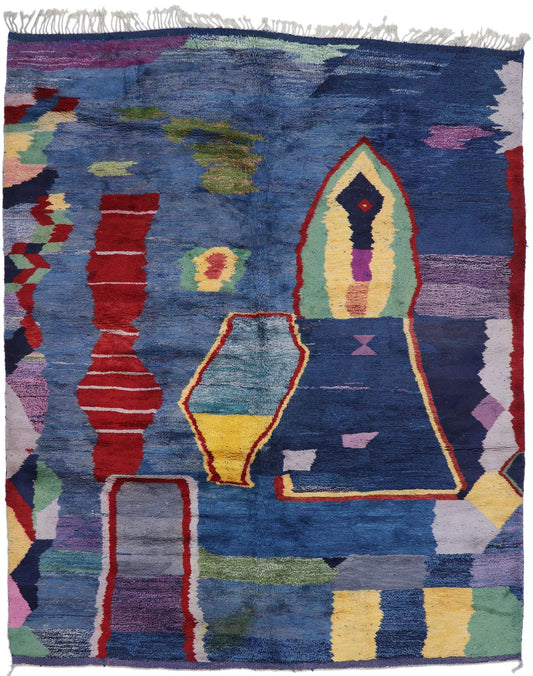 10 x 12 Modern Beni Mrirt Moroccan Rug 21105