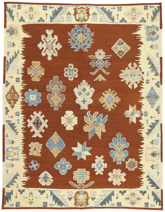 10 x 12 Oushak High-Low Rug 30894