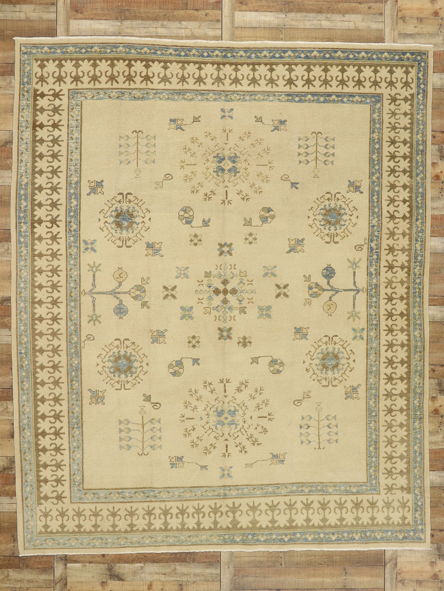 10 x 12 Modern Turkish Oushak Rug 51617