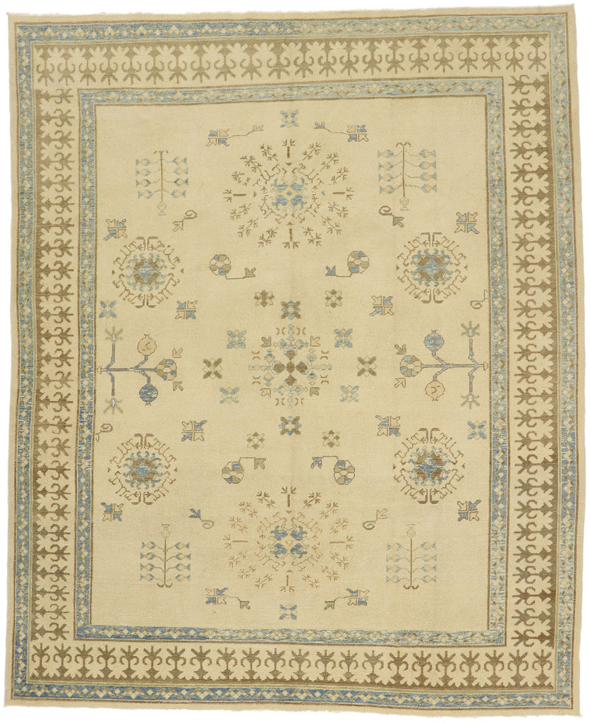 10 x 12 Modern Turkish Oushak Rug 51617