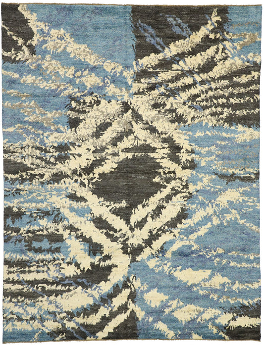 10 x 13 Abstract Moroccan Rug 80479