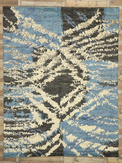 10 x 13 Abstract Moroccan Rug 80479