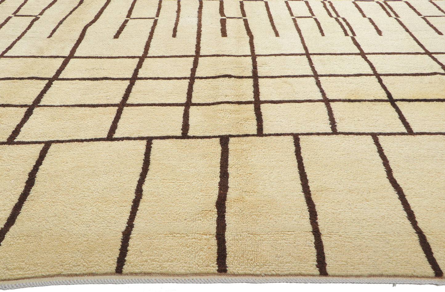 10 x 13 Modern Beni Mrirt Moroccan Rug 20764