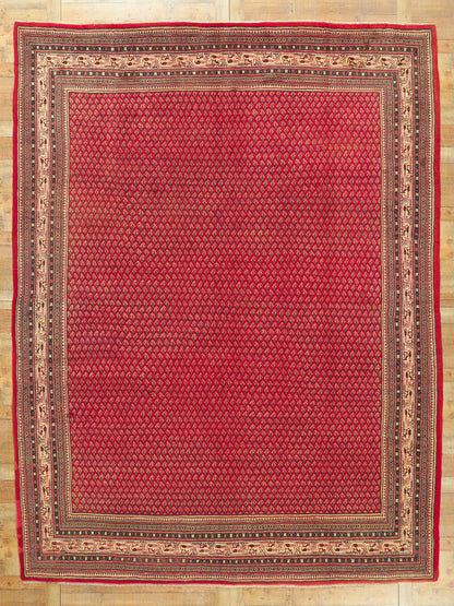 10 x 13 Vintage Persian Mahal Rug 75894