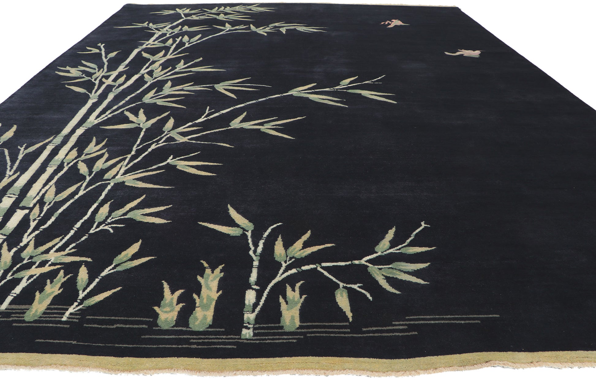 10 x 13 Chinese Art Deco Pictorial Rug 30820