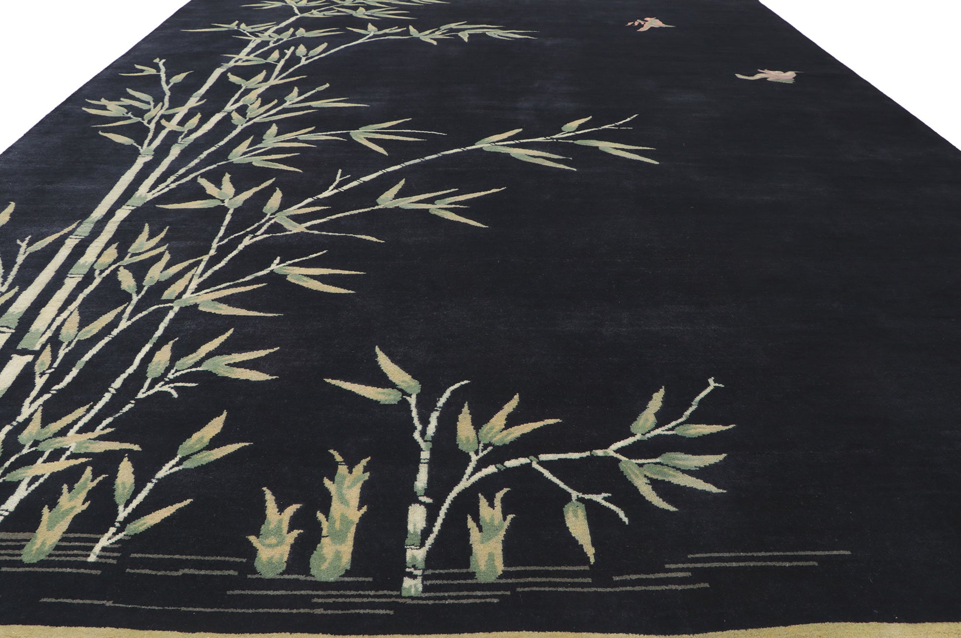 10 x 13 Chinese Art Deco Pictorial Rug 30820