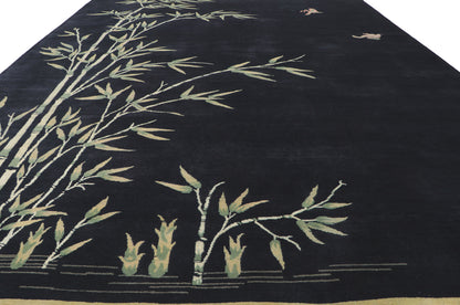 10 x 13 Chinese Art Deco Pictorial Rug 30820