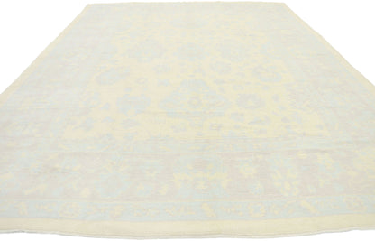 10 x 13 Muted Turkish Oushak Rug 53156