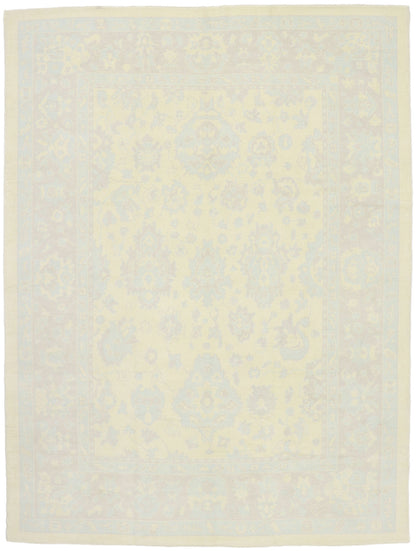 10 x 13 Muted Turkish Oushak Rug 53156