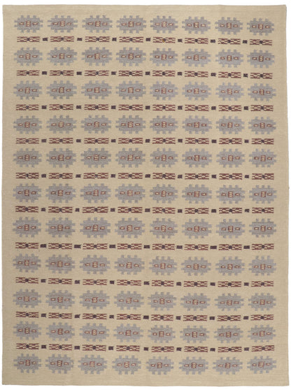 10 x 13 Scandinavian Modern Swedish Inspired Kilim Rug 30676