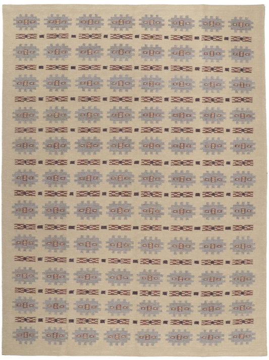 10 x 13 Scandinavian Modern Swedish Inspired Kilim Rug 30676