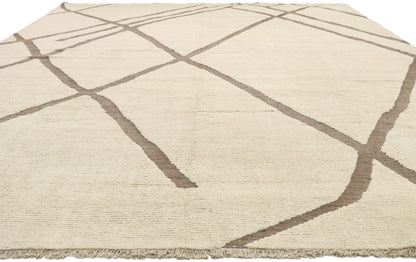10 x 13 Organic Modern Moroccan Rug 80529