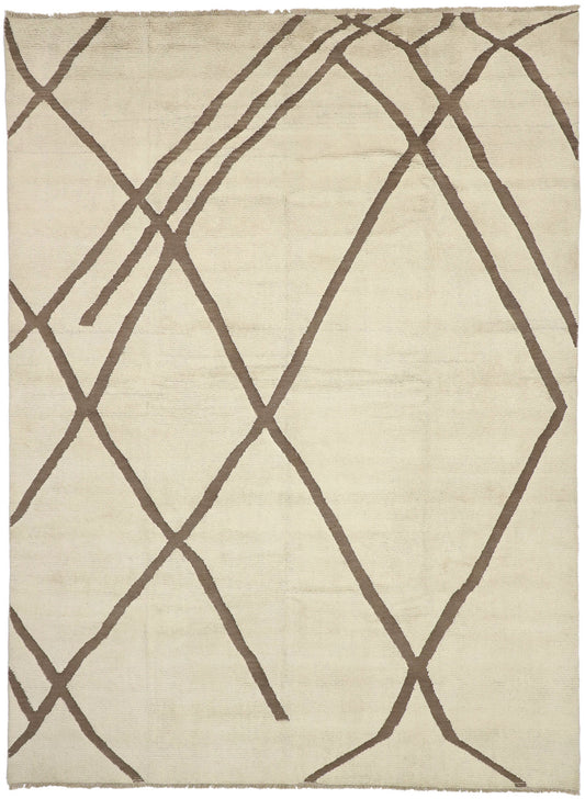 10 x 13 Organic Modern Moroccan Rug 80529