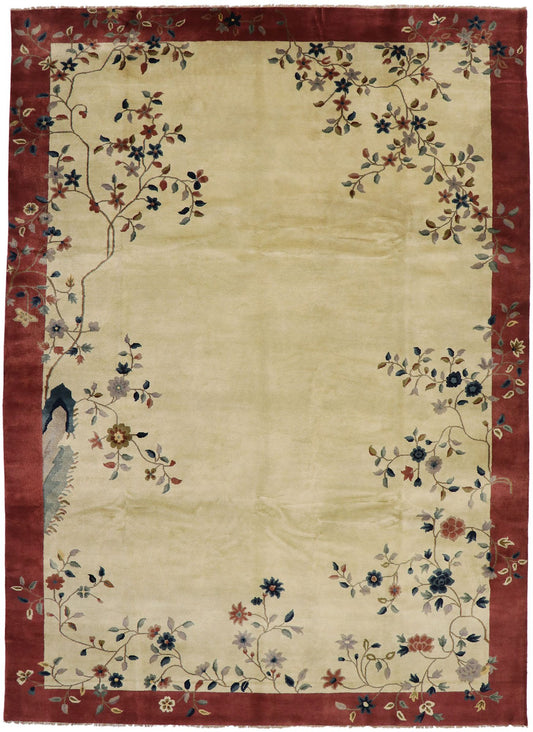 10 x 14 Chinese Art Deco Rug 30552