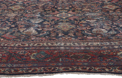 10 x 14 Antique Persian Mahal Rug 78529