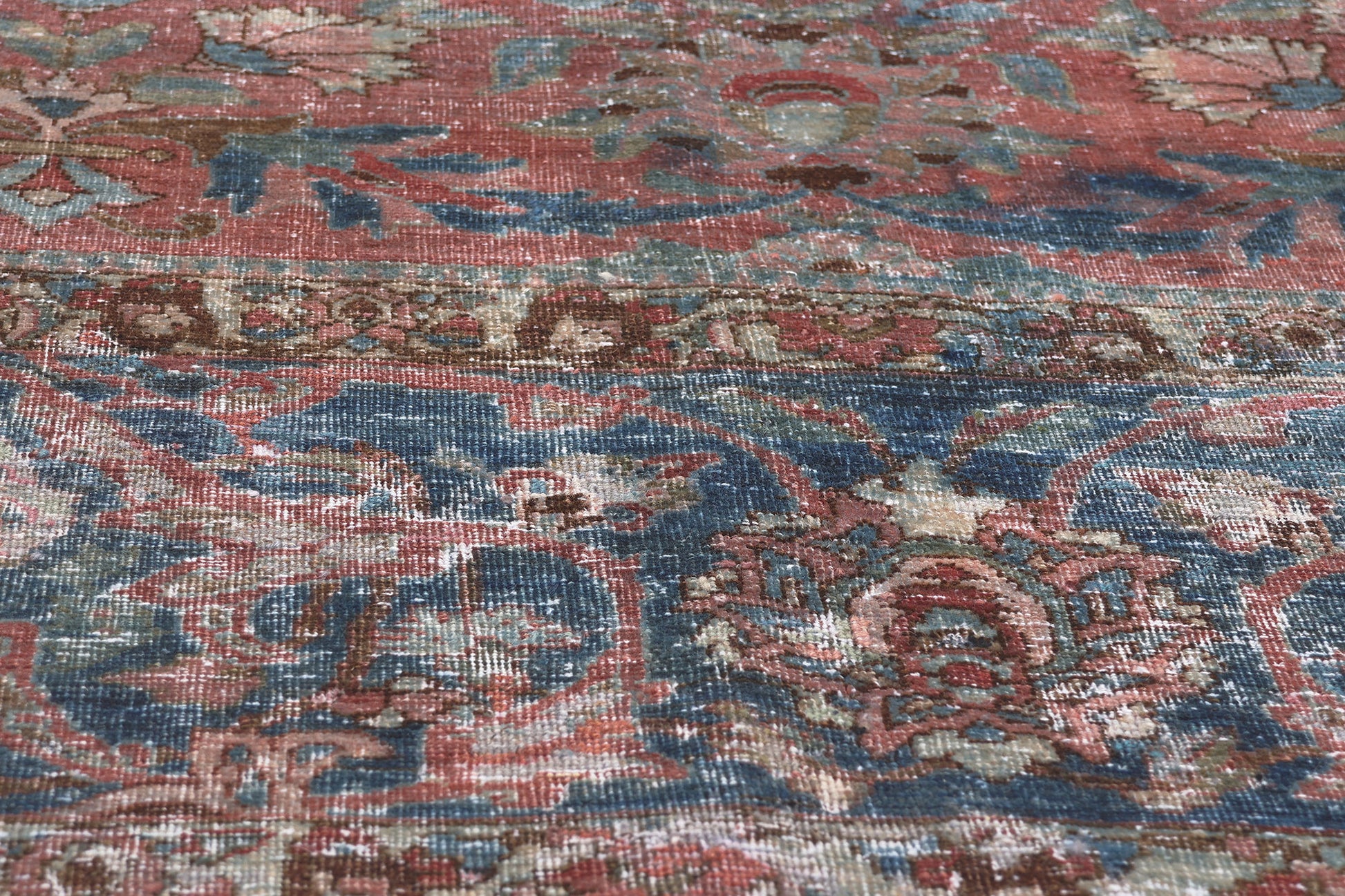 10 x 14 Antique Persian Tabriz Rug 61260