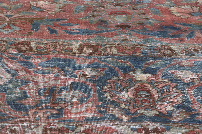 10 x 14 Antique Persian Tabriz Rug 61260