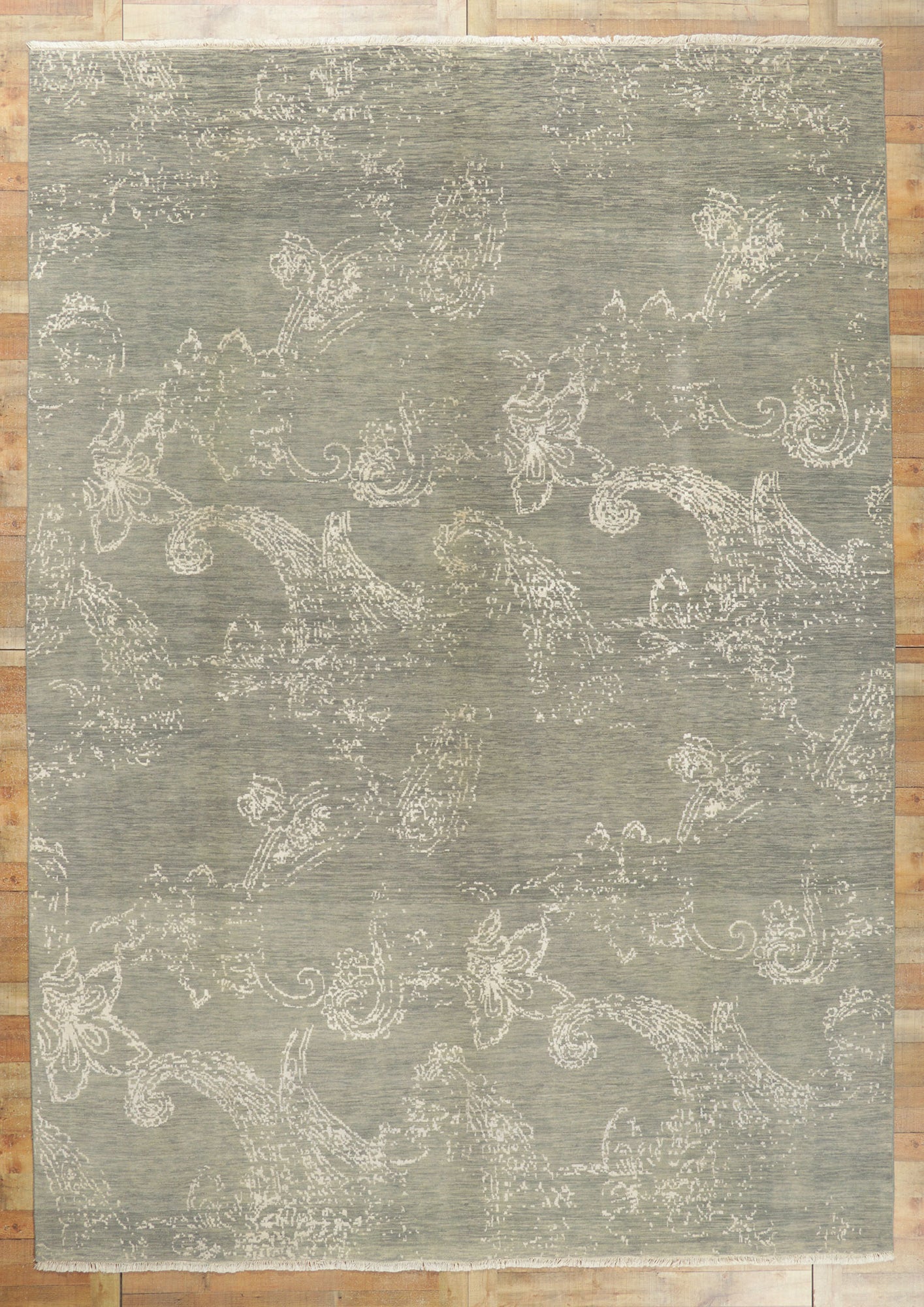 10 x 14 Gray Transitional Area Rug 30157